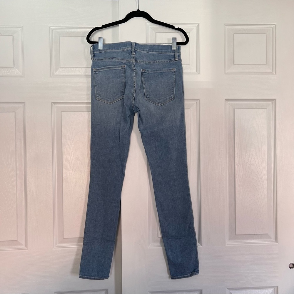 Frame Denim MidRise Le Skinny De Jeanne in Antibes - Picture 5 of 6